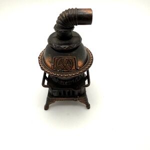 Vintage Cast Iron Stove‎ Pencil Sharpener Desk Decor Miniature Wood Stove